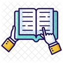 Book Reading Knowledge Learning Icon