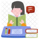 Book Reading  Icon