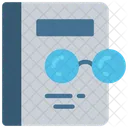 Book Research Learning Glasses Icon