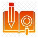 Book Research Research Analysis Icon