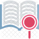 Book Scan Book Search Content Analysis Icon