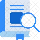 Book Search Magnifying Icon