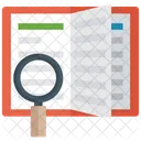 Book Searching Education Deep Study Icon