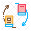 Book Sharing Reading Icon