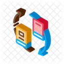Book Sharing Reading Icon