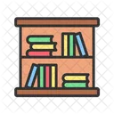 Book Shelf Book Library Icon