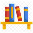 Book Shelf Library Books Icon