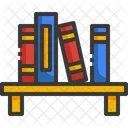 Book Shelf Library Books Icon