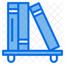 Bookshelves Library Study Icon