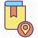 Mbook Shop Location Map Book Shop Location Book Icon
