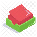 Book Stack Sticky Icon