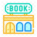 Book Shop Building Icon