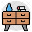 Book Table Furniture Study Table Icon