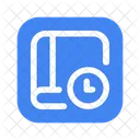 Book Time Time Book Icon