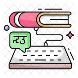 Book Typing  Icon
