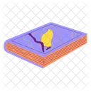 Book With Cheerful Cover Cover Food Icon