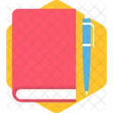 Book with pen  Icon