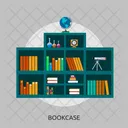 Bookcase Education Science Icon