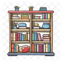 Bookcase Book Library Icon