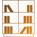 Bookcase Library Bookshelf Icon