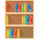 Bookcase Book Library Icon