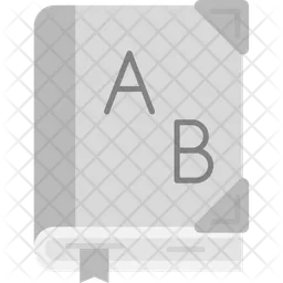 Book,Dictionary, Vocabulary, reference, language, definitions, words, lexicon, translation  Icon