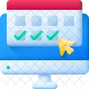 Booking Travel Online Icon