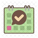 Booking Book Schedule Icon