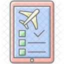 Booking Awesome Outline Icon Travel And Tour Icons Icône
