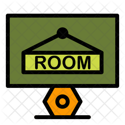 Booking Hotel Icon Of Colored Outline Style Available In Svg Png Eps Ai Icon Fonts