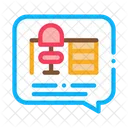 Table Chair Quote Icon