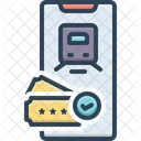 Bookings Ticket Train Icon