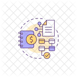 Bookkeeping journal  Icon