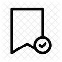 Bookmark Accept  Icon