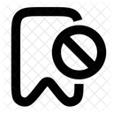 Bookmark Block  Icon
