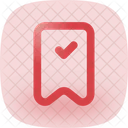 Bookmark Check  Icon