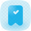 Bookmark Check  Icon