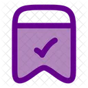 Bookmark Check Icon