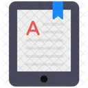 Bookmark Content E Book Mobile Education Icon