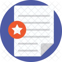 Bookmark Document  Icon