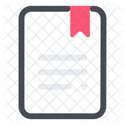 Bookmark Document  Icon
