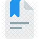 Bookmark File Tag Icon