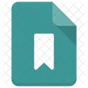 Bookmark File Paper Icon