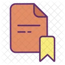 Bookmark Bookmark File Bookmar Document Icon