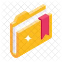 Document Directory Bookmark Folder Icon