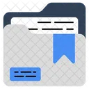 Bookmark Folder Bookmark Document Doc Icon