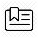Bookmark Tag Book Icon