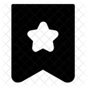 Bookmark Star Tag Icon