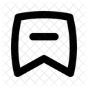 Bookmark Delete Remove Icon