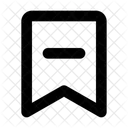 Bookmark Delete Remove Icon